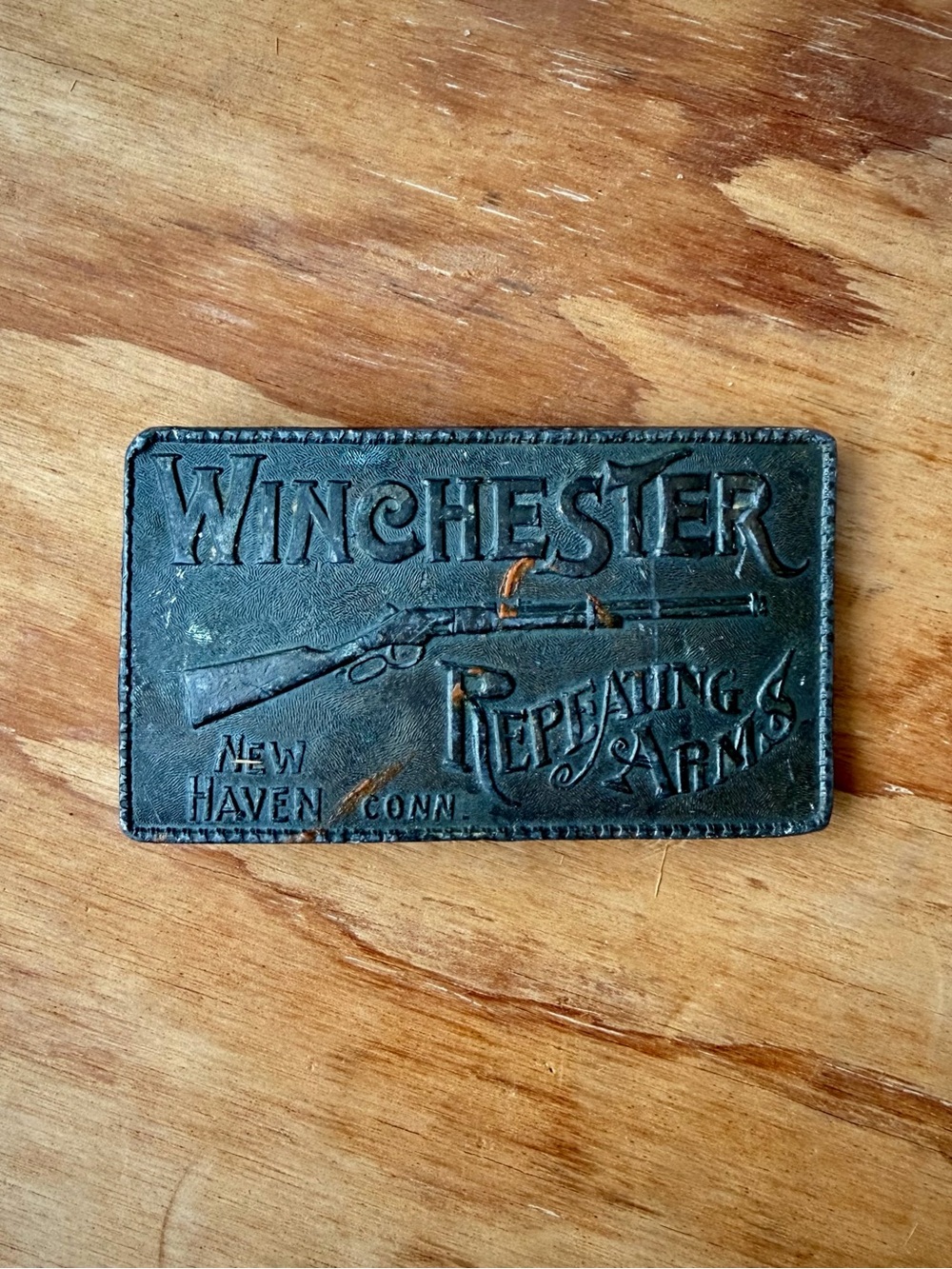 Winchester Repeating Arms A-156 Belt Buckle USA